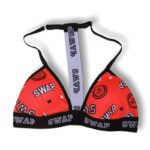 SWAP fehérnemű mintás elasztikus sport melltartó. 01-(2)
