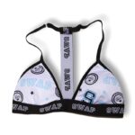 SWAP fehérnemű mintás elasztikus sport melltartó. 1-(3)
