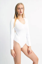 SWAP fehérnemű elasztikus hosszú ujjú pamut body, tanga fazonban, fekete és fehér színben. (2)